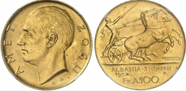 100 Franga Ari 1927