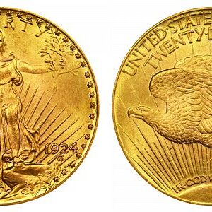 20 Dollar Gold 1924 Double Eagle